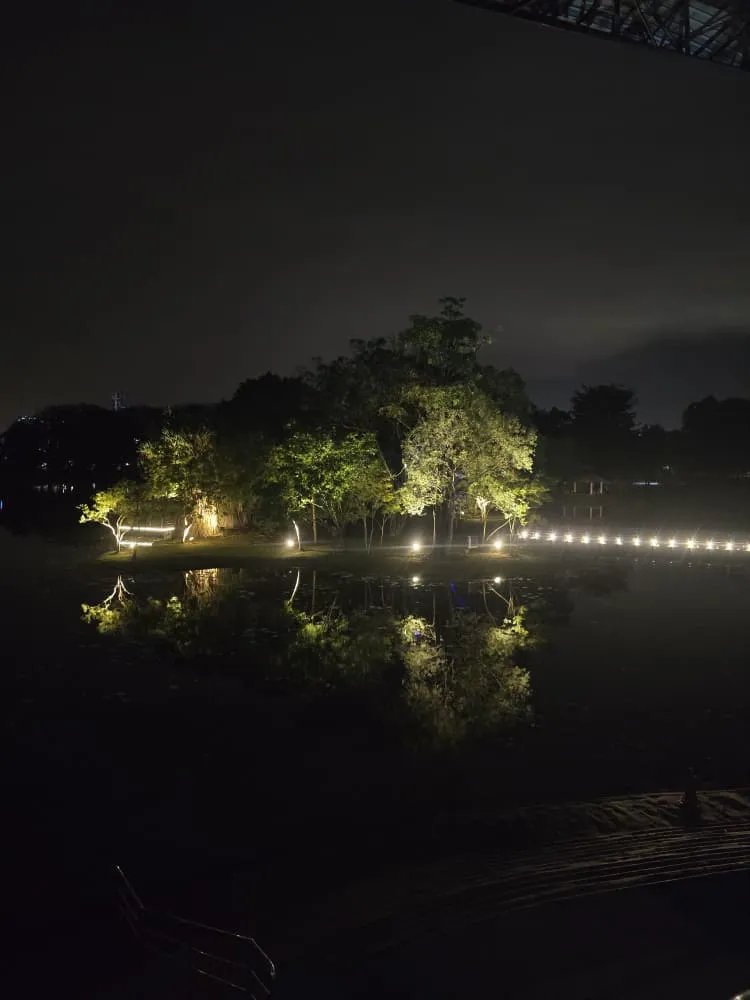 منظر عام للبحيرة في Taman Tasik